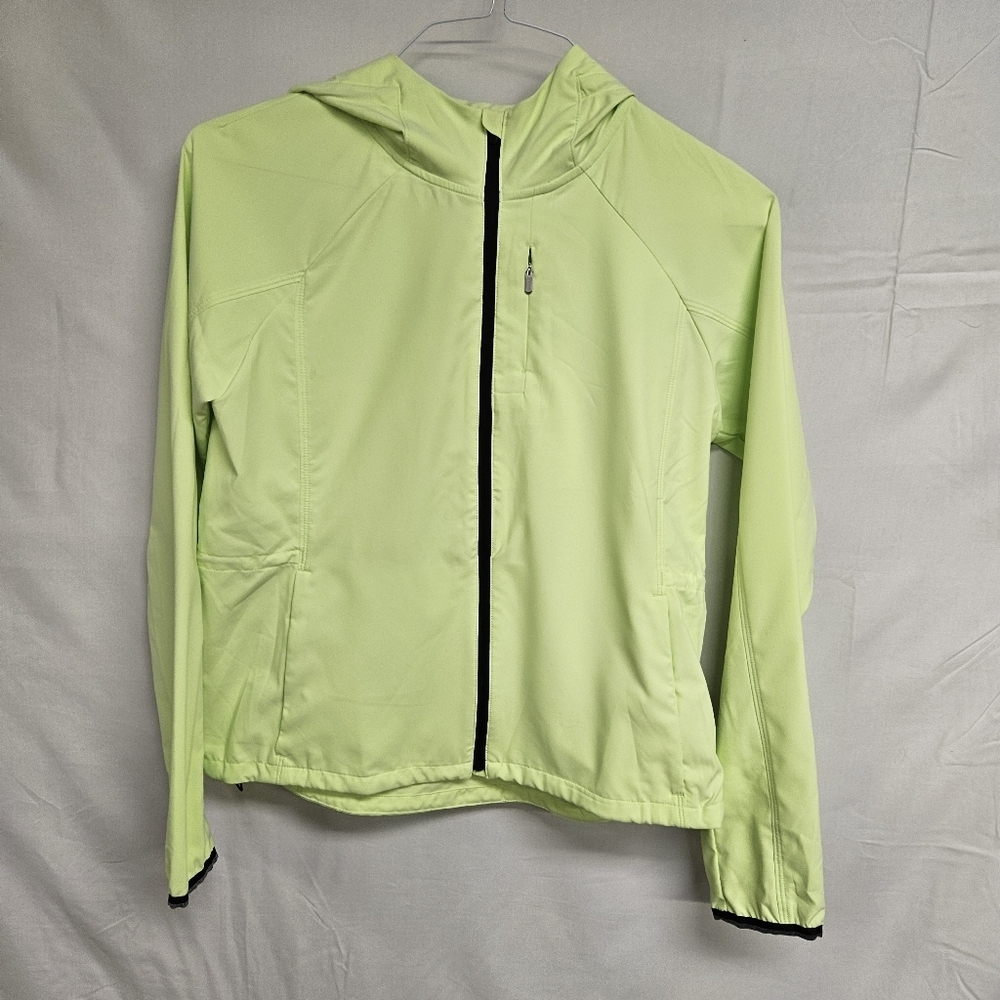 Athleta Dash Jacket Aloe Neon Green/Yellow Size XS Petite (XSP) Retail $139